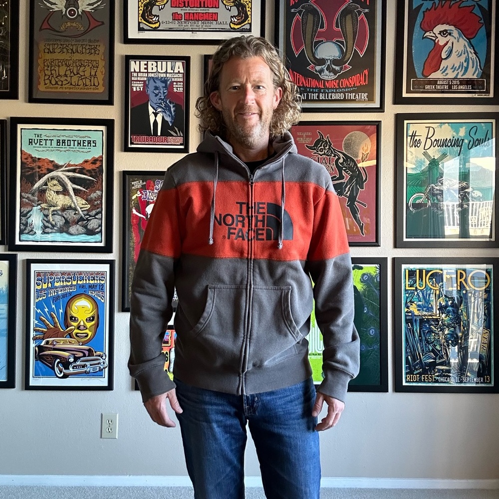 The North Face Men’s Logo Full Zip Hoodie Size S
